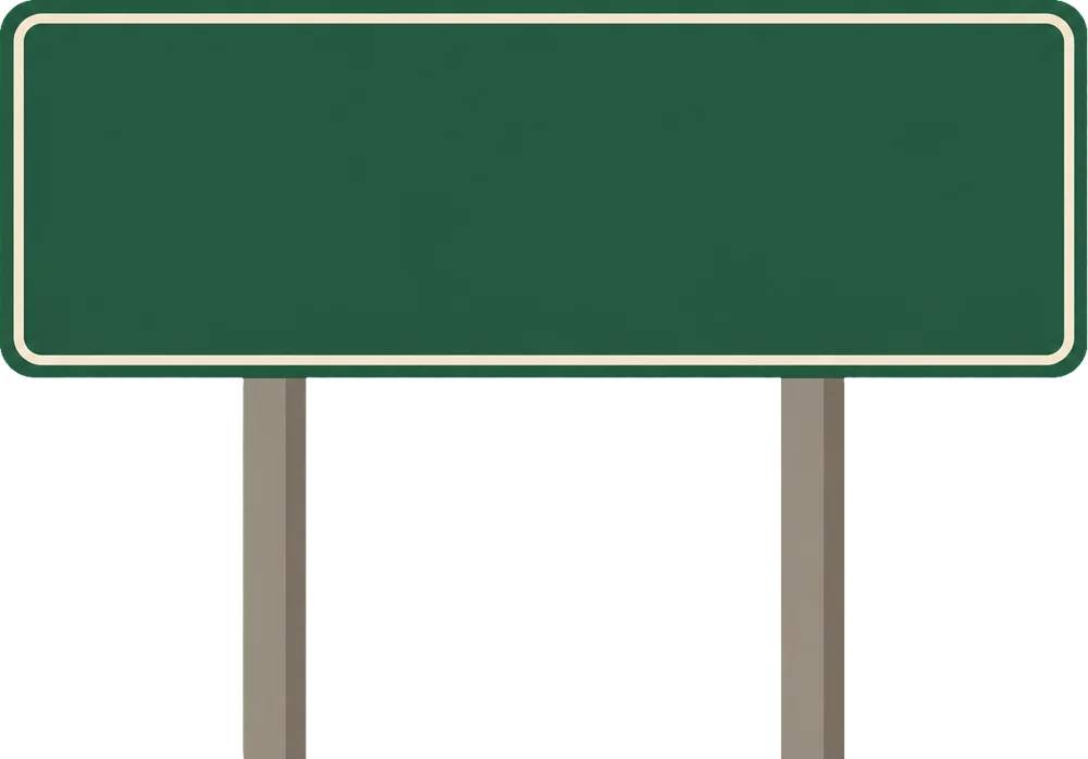 Guide sign